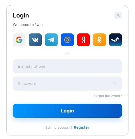 Login na 1Win – Acesse sua Conta
